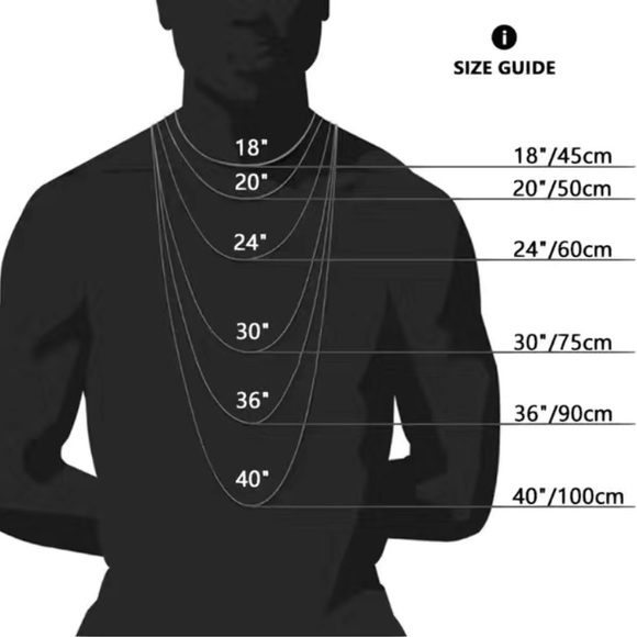 Black Stainless Steel Cuban Chain Necklace - Picture 8 of 9